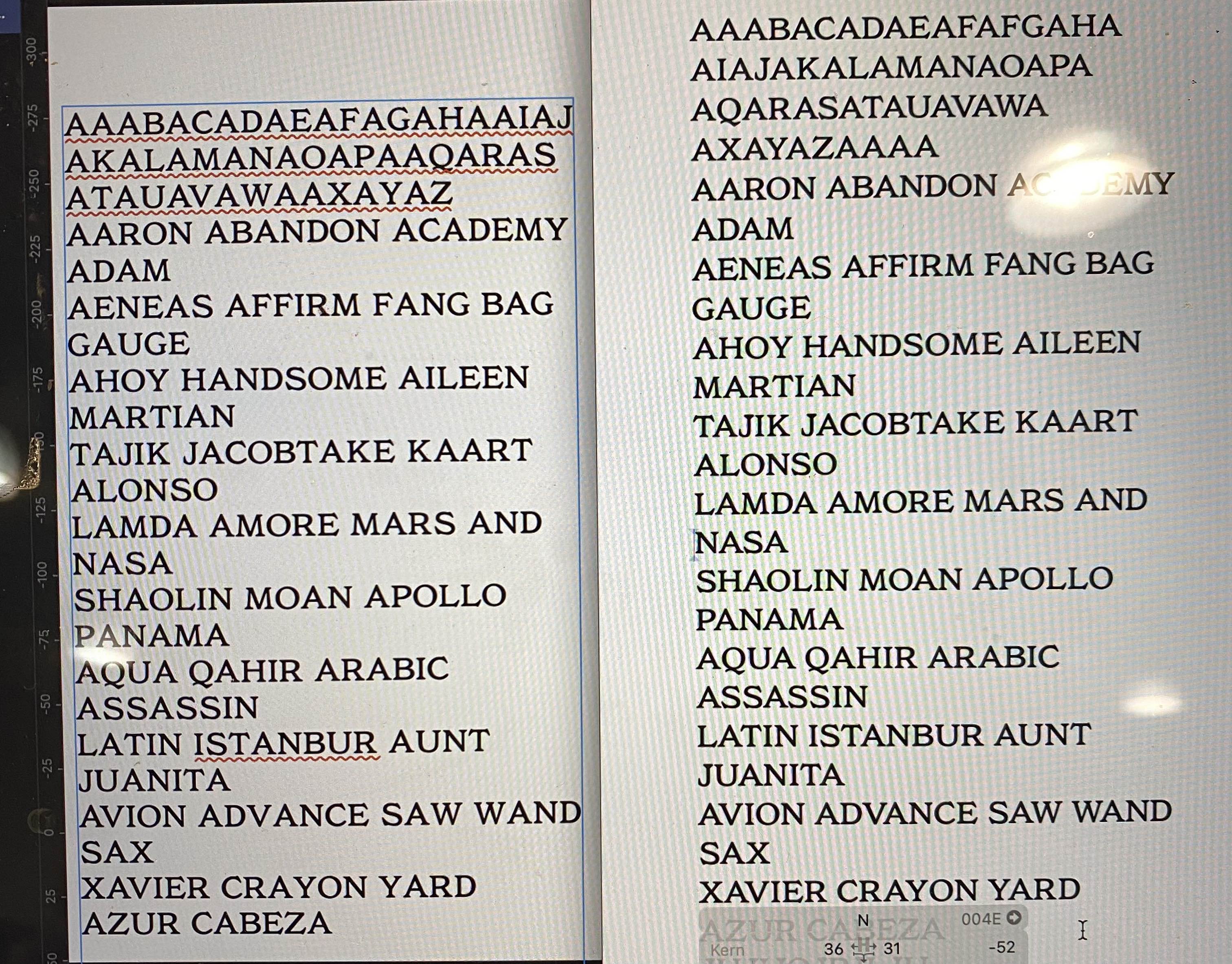 Butcher Serif process